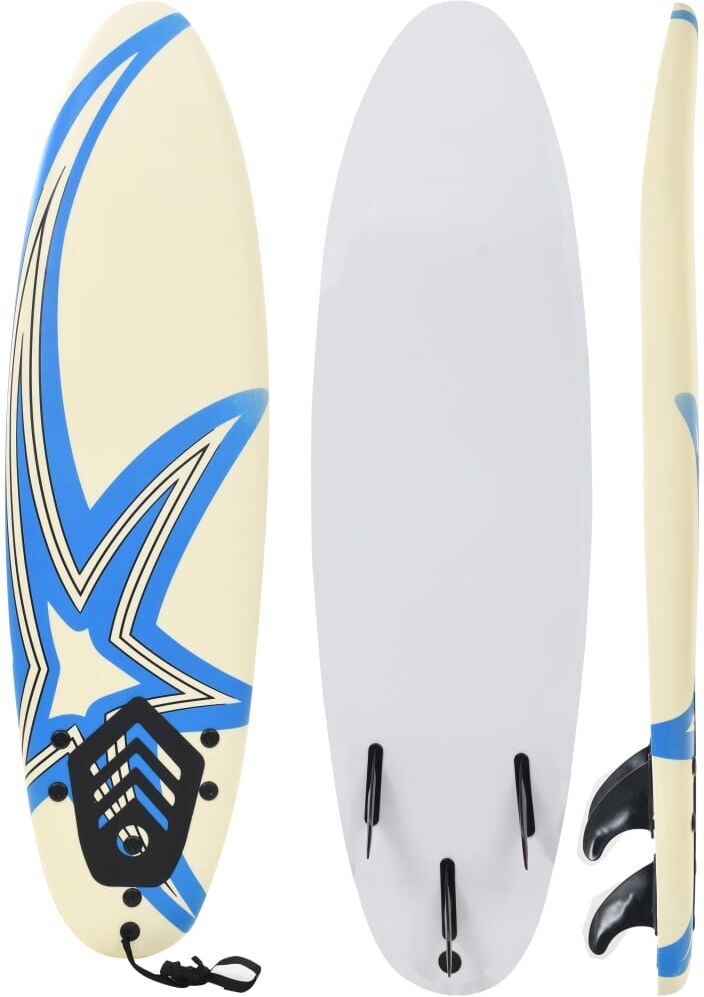 vidaXL Tabla de surf diseño de estrella 170 cm