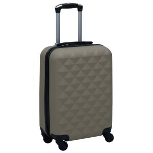 vidaXL Maleta trolley con ruedas rígida ABS gris antracita