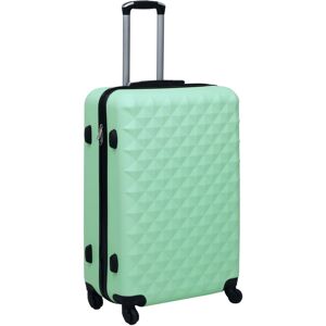 vidaXL Maleta rígida con ruedas ABS verde menta