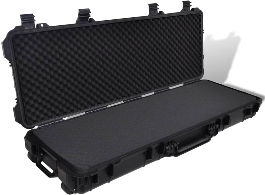 vidaXL Maletín para transporte armas moldeado en plástico impermeable