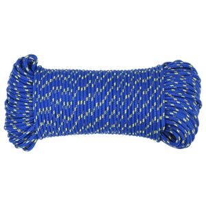 vidaXL Cuerda de barco polipropileno azul 3 mm 500 m