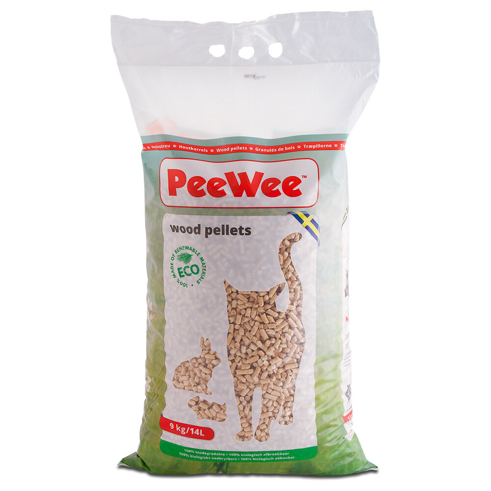 PeeWee pellets vegetales aglomerantes - 9 kg