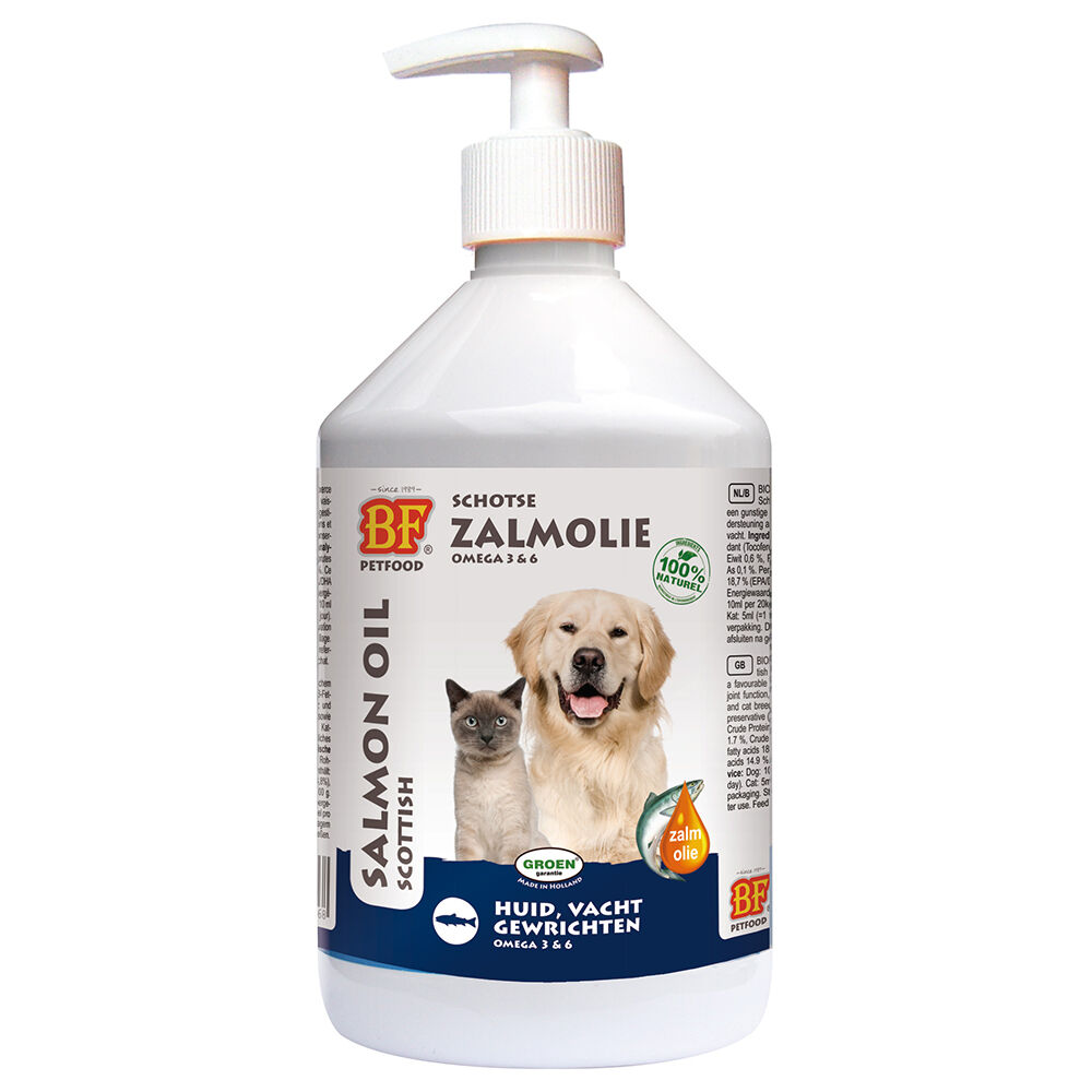Biofood aceite de salmón para perros y gatos - 2 x 500 ml