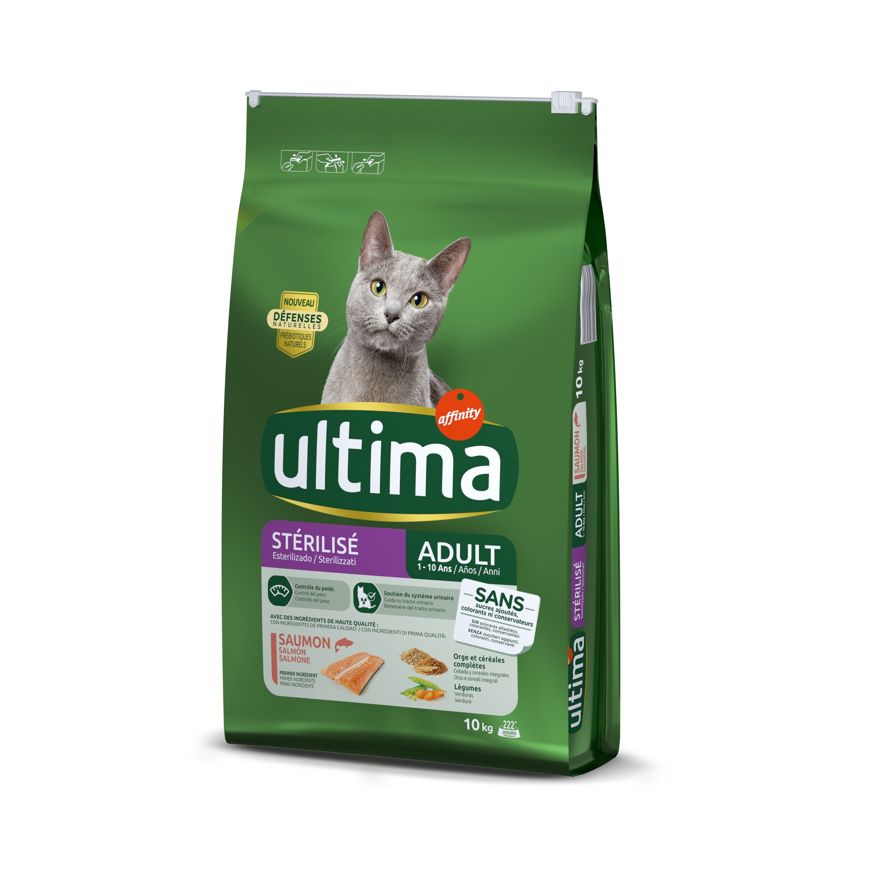 Affinity Ultima Pack ahorro: Ultima pienso para gatos - Esterilizado Adult con salmón (2 x 10 kg)
