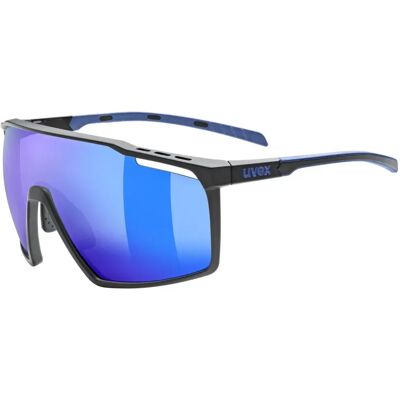 UVEX Gafas De Sol Mtn Perform Supravision Black / Blue Supravision Mirror Blue/CAT2 UVEX Gafas De Sol Mtn Perform Supravision Black / Blue Supravision Mirror Blue/CAT2
