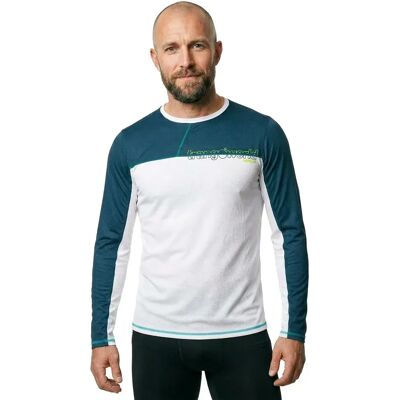 Trangoworld Camiseta De Manga Larga Aden White / Sailor Blue L Trangoworld Camiseta De Manga Larga Aden White / Sailor Blue L