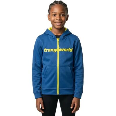 Trangoworld Sudadera Con Cremallera Oby Junior Blue / Lime 4 Años Trangoworld Sudadera Con Cremallera Oby Junior Blue / Lime 4 Años