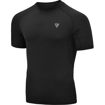 Rdx Sports Camiseta Interior De Manga Corta T15 Compression Black 2XL Rdx Sports Camiseta Interior De Manga Corta T15 Compression Black 2XL