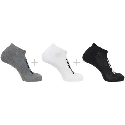 Salomon Calcetines Cortos Everyday Low 3 Pares Black / White / Med Green EU 36-38 Salomon Calcetines Cortos Everyday Low 3 Pares Black / White / Med Green EU 36-38