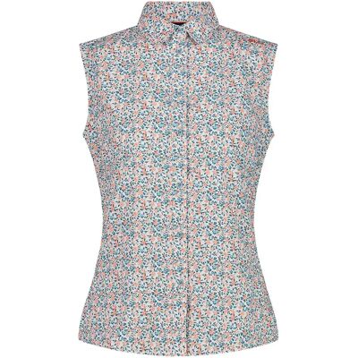 Cmp Camisa Sin Mangas 33s5706 B.Co / Acqua / Campari XL Cmp Camisa Sin Mangas 33s5706 B.Co / Acqua / Campari XL