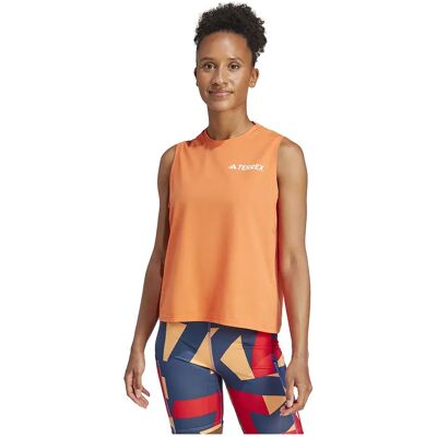 Adidas Camiseta Sin Mangas Terrex Multi Climacool Semi Impact Orange XS Adidas Camiseta Sin Mangas Terrex Multi Climacool Semi Impact Orange XS