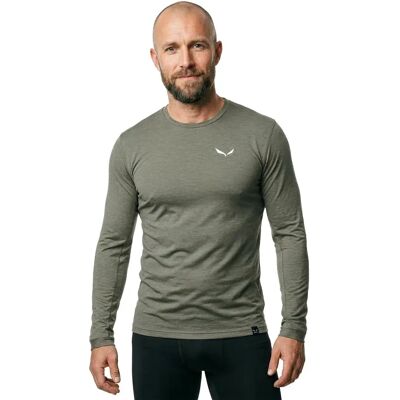 Salewa Camiseta De Manga Larga Puez Melange Dry´ton Faded Green Melange XL Salewa Camiseta De Manga Larga Puez Melange Dry´ton Faded Green Melange XL