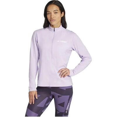 Adidas Camiseta De Manga Larga Con Media Cremallera Terrex Multi Climacool Powder Plum XS Adidas Camiseta De Manga Larga Con Media Cremallera Terrex Multi Climacool Powder Plum XS