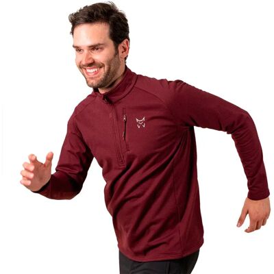 Altus Camiseta De Manga Larga Con Media Cremallera Malaren Burgundy XL Altus Camiseta De Manga Larga Con Media Cremallera Malaren Burgundy XL