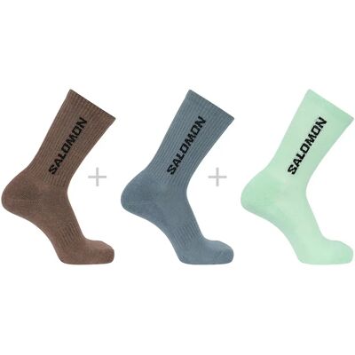 Salomon Calcetines Crew Everyday 3 Unidades Stormy Weather / Sea Foam / Mustang EU 45-47 Salomon Calcetines Crew Everyday 3 Unidades Stormy Weather / Sea Foam / Mustang EU 45-47