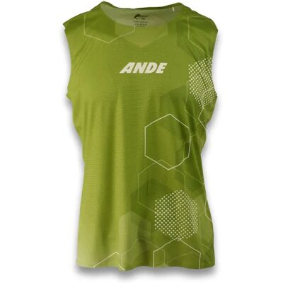 Ande Camiseta Sin Mangas Kima Olive Green S Ande Camiseta Sin Mangas Kima Olive Green S