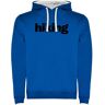 Kruskis Word Hiking Two-colour Hoodie Azul 2XL Hombre