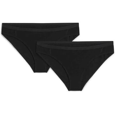 Icebreaker Braguitas Merino 150 Siren Bikini 2 Unidades Black M Icebreaker Braguitas Merino 150 Siren Bikini 2 Unidades Black M