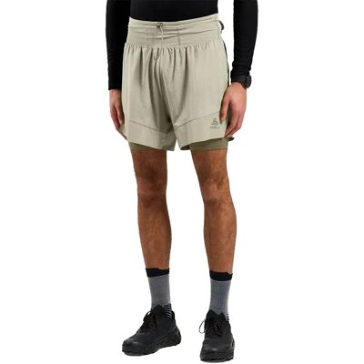 Odlo Pantalones Cortos X-alp Trail 6 Inch Agate Gray / Vetiver XL Odlo Pantalones Cortos X-alp Trail 6 Inch Agate Gray / Vetiver XL