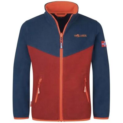 Trollkids Chaqueta Oppdal Xt Carmin Red / Mystic Blue / Flame Orange 128 cm Trollkids Chaqueta Oppdal Xt Carmin Red / Mystic Blue / Flame Orange 128 cm