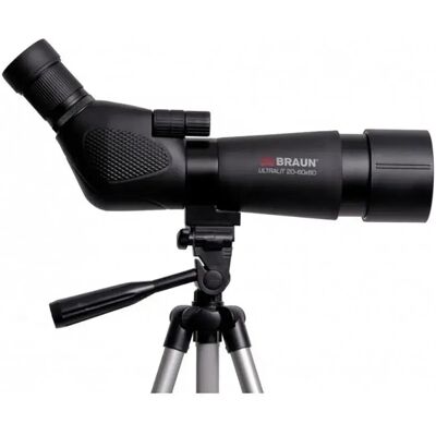 Braun Photo Telescopio Terrestre Ultralit Spektiv 20-60x60 Black One Size Braun Photo Telescopio Terrestre Ultralit Spektiv 20-60x60 Black One Size