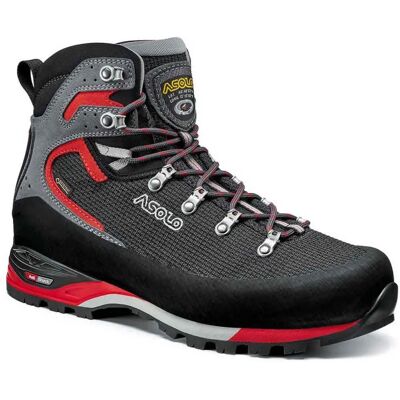 Asolo Botas De Senderismo Corax Gore-tex® Black / Red EU 46 1/3 Asolo Botas De Senderismo Corax Gore-tex® Black / Red EU 46 1/3