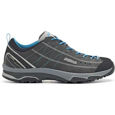 Asolo Zapatillas De Senderismo Nucleon Gv Gore-tex® Graphite / Silver / Cyan EU 38 Asolo Zapatillas De Senderismo Nucleon Gv Gore-tex® Graphite / Silver / Cyan EU 38