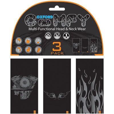 Oxford Tubular Comfy Hd 3 Unidades Graphics One Size Oxford Tubular Comfy Hd 3 Unidades Graphics One Size
