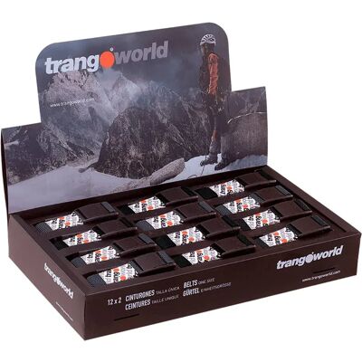 Trangoworld Caja De Cinturón Tw 24 Unidades Black / Anthracite One Size Trangoworld Caja De Cinturón Tw 24 Unidades Black / Anthracite One Size