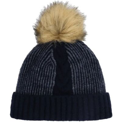Spyder Gorro Plait Pom Slate Blue One Size Spyder Gorro Plait Pom Slate Blue One Size