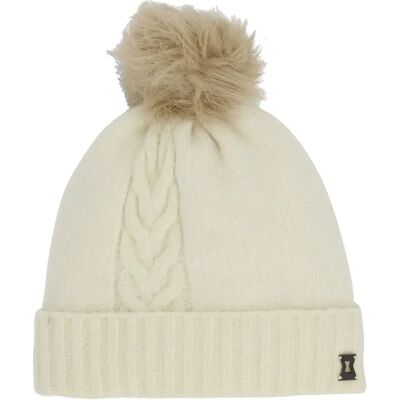 Spyder Gorro Plait Pom White One Size Spyder Gorro Plait Pom White One Size