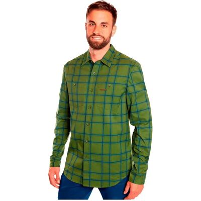 Trangoworld Camisa De Manga Larga Zernez Green / Blue S Trangoworld Camisa De Manga Larga Zernez Green / Blue S