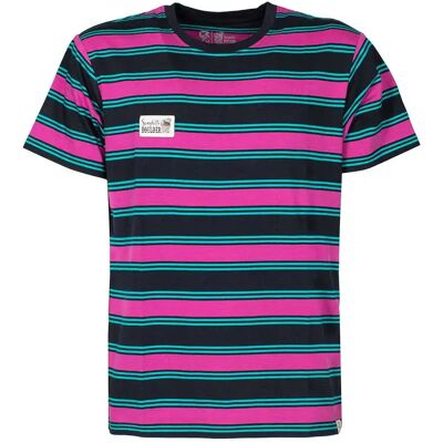 Rock Experience Camiseta De Manga Corta Fettuccini Stripe Caviar / 1523 / 0840 M Rock Experience Camiseta De Manga Corta Fettuccini Stripe Caviar / 1523 / 0840 M
