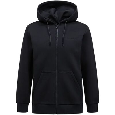 Peak Performance Sudadera Con Cremallera Original Small Logo Black M Peak Performance Sudadera Con Cremallera Original Small Logo Black M