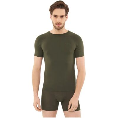Camiseta activa para hombre Viking Lockness - Verde oliva Camiseta activa para hombre Viking Lockness - Verde oliva