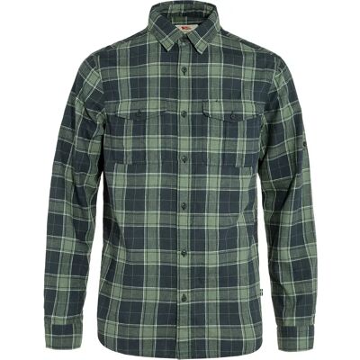 Fjällräven Camisa De Manga Larga Övik Travel Dark Navy / Patina Green M Fjällräven Camisa De Manga Larga Övik Travel Dark Navy / Patina Green M