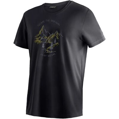 Maier Sports Camiseta De Manga Corta Dieter Print Black M Maier Sports Camiseta De Manga Corta Dieter Print Black M