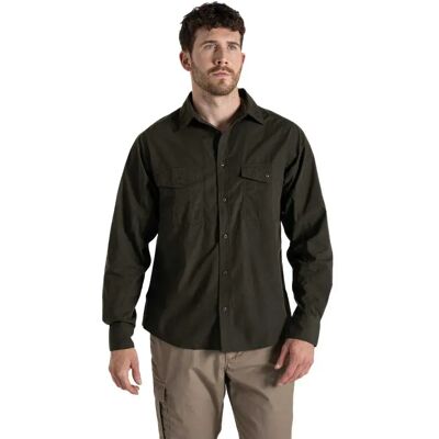 Craghoppers Camisa De Manga Larga Exp Kiwi Dark Cedar Grn S Craghoppers Camisa De Manga Larga Exp Kiwi Dark Cedar Grn S