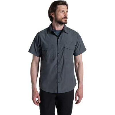 Craghoppers Camisa De Manga Corta Kiwi Ii Dark Grey M Craghoppers Camisa De Manga Corta Kiwi Ii Dark Grey M