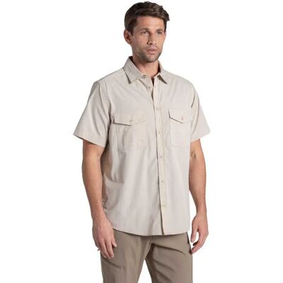 Craghoppers Camisa De Manga Corta Kiwi Ii Oatmeal M Craghoppers Camisa De Manga Corta Kiwi Ii Oatmeal M