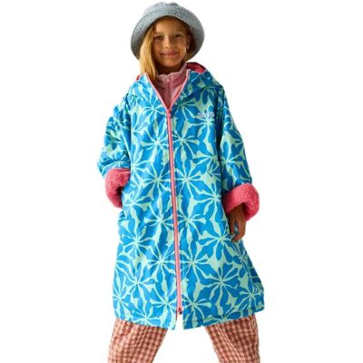 Regatta Chaqueta Robe Sonic Blue Floral / Pink Lemonade 5-9 Años Regatta Chaqueta Robe Sonic Blue Floral / Pink Lemonade 5-9 Años