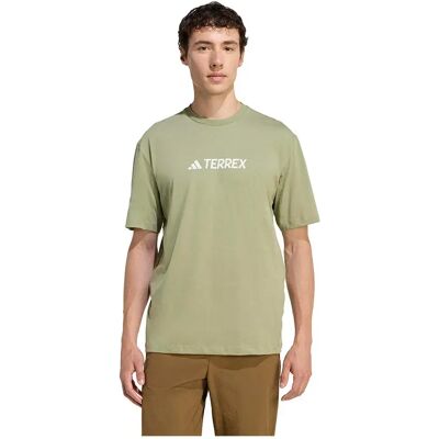 Adidas Camiseta De Manga Corta Terrex Classic Logo Tent Green L Adidas Camiseta De Manga Corta Terrex Classic Logo Tent Green L