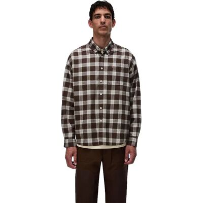 Napapijri Camisa De Manga Larga Eos Flannel Check CIB 2XL Napapijri Camisa De Manga Larga Eos Flannel Check CIB 2XL