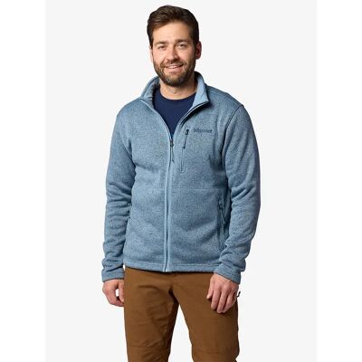 Marmot Forro Polar Con Cremallera Drop Line Hazy Blue Heather 2XL Marmot Forro Polar Con Cremallera Drop Line Hazy Blue Heather 2XL