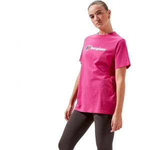 Berghaus Camiseta De Manga Corta Boyfriend Big Classic Logo Peony S Berghaus Camiseta De Manga Corta Boyfriend Big Classic Logo Peony S