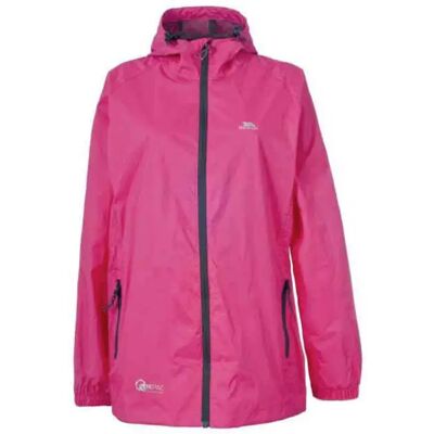 Chaqueta impermeable rosa Trespass Qikpac - Unisex para exterior Chaqueta impermeable rosa Trespass Qikpac - Unisex para exterior