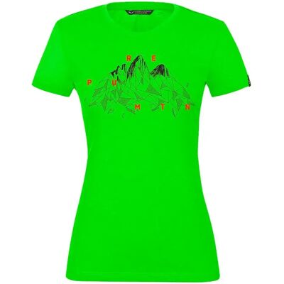 Salewa Camiseta De Manga Corta Geometric Dry Pale Frog Melange XS Salewa Camiseta De Manga Corta Geometric Dry Pale Frog Melange XS