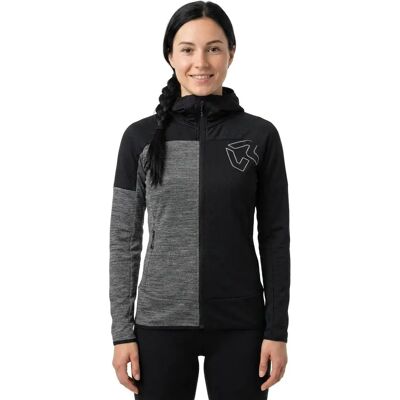 Rock Experience Sudadera Con Cremallera Kobra Fz Caviar / Grey Melange XL Rock Experience Sudadera Con Cremallera Kobra Fz Caviar / Grey Melange XL