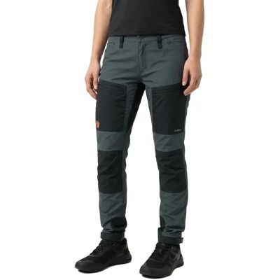 Fjällräven KEB AGILE TROUSERS W Damen Gr.42/R - Pantalones de senderismo - gris Fjällräven KEB AGILE TROUSERS W Damen Gr.42/R - Pantalones de senderismo - gris