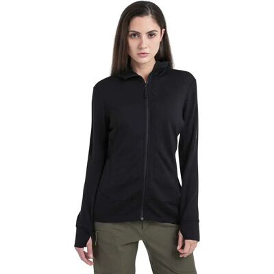 Icebreaker Sudadera Con Cremallera Merino 260 Quantum Iv Black XS Icebreaker Sudadera Con Cremallera Merino 260 Quantum Iv Black XS